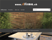 Tablet Screenshot of dfirma.ch